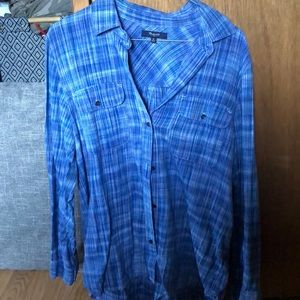 Fall Madewell button up flannel